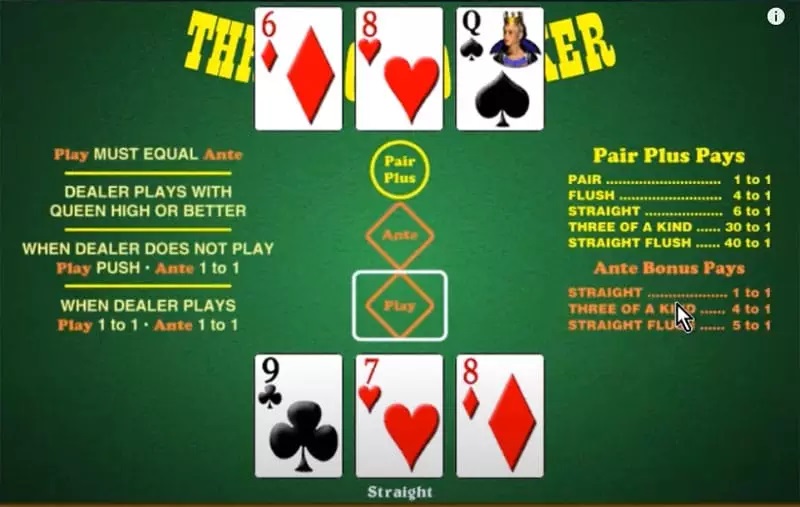 Quy trình chơi game 3 Card Brag chuẩn 5 bước